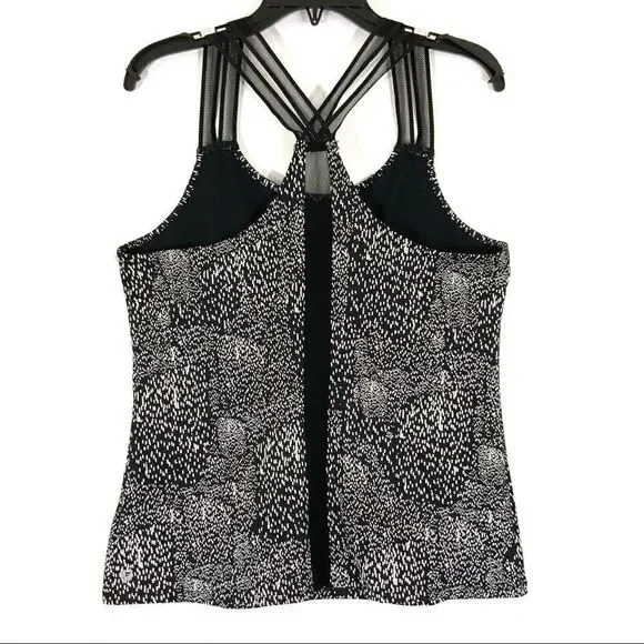 Fabletics strappy b/w tank size L - Picture 3 of 5